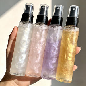 Champagne <b>Glitter</b> <b>Body</b> <b>Spray</b> Sparkling Luminizer For Face Hair <b>Body</b> Highlighter Summer Glow Makeup - Product Image 5