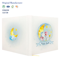 Livre d'or créatif en papier personnalisable et écologique, imprimé sérigraphié, pour baby shower, souvenir de date de naissance, cadeau pour jeunes parents