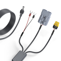 Câble d'alimentation 3-en-1 EDUP pour Starlink Mini avec connecteurs Anderson XT60 U-Fork M6 DC5521 18AWG
