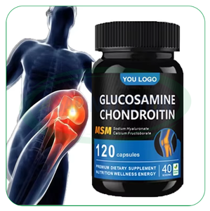 Ausreson OEM Capsules de glucosamine de supplément d'os articulaire Capsules personnalisées de 1200mg de glucosamine <span class=keywords><strong>Msm</strong></span> - Product Image 1