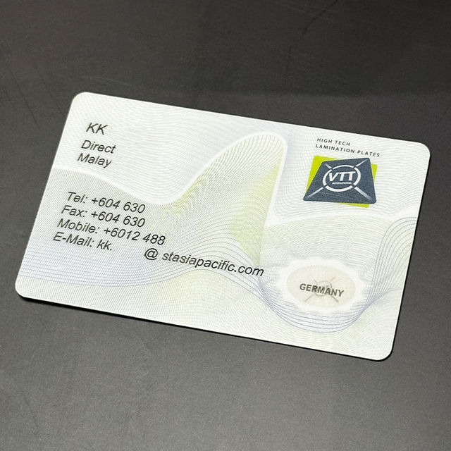 Supplier Custom Cli Mli Holographic Label Hot Stamp PVC Hologram Blank Polycarbonate Card Plastic Lenticular Label