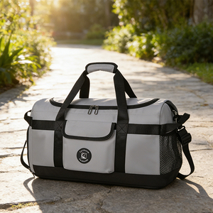 Bolsa de Viaje de Gran Capacidad, Bolsa Deportiva Multifuncional Impermeable con Compartimento para Zapatos y Separación entre Seco y Húmedo - Product Image 5