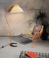 Haute Qualité Designer Décoratif Moderne Hôtel Salon Coin Debout Industriel Vintage Nordique Bois Led Lampadaires