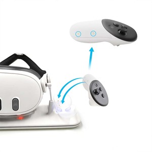 Base de charge VR avec lumières RVB, support de charge pour casque et manettes pour <span class=keywords><strong>Meta</strong></span> <span class=keywords><strong>Quest</strong></span> 3 - Product Image 3