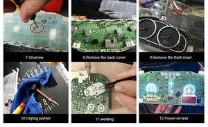 12V <span class=keywords><strong>tableau</strong></span> <span class=keywords><strong>de</strong></span> <span class=keywords><strong>bord</strong></span> LED <span class=keywords><strong>ampoule</strong></span> T3 T4.2 T4.7 COB puce voiture <span class=keywords><strong>moto</strong></span> indicateur <span class=keywords><strong>de</strong></span> vitesse huile voyant d'avertissement voiture véhicule Instrument lampe - Product Image 6
