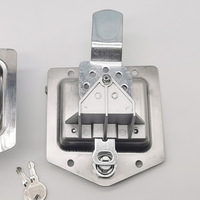 Acier inoxydable poli 304 remorque pliante T Compression poignée panneau de palette loquet RV camion boîte à outils serrure pour tiroir UTE