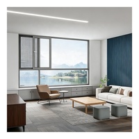Ventana Corredera Automática de Aluminio con Doble Acristalamiento de Baja Emisividad, Aislamiento Térmico y Resistencia a Huracanes, Personalizable