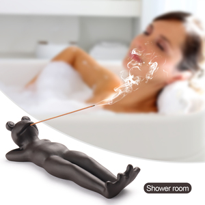 Kurbağa tütsü sopa tutucu mor kum tütsü brülör tütsü tutucu meditasyon için Sticks için, Yoga, ev, ofis dekor - Product Image 5