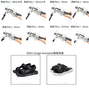 หัวเข็มขัดรองเท้าพลาสติก E-001 ทนทานสำหรับผู้ชายใช้งานกลางแจ้ง - Product Image 3