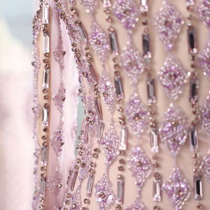 Elegantes Vestidos de Gala Grises Estilo Árabe de Dubái con Manga Larga para Noche y Graduación Jancember SZ398-1 - Product Image 4