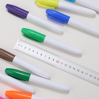 Marqueurs permanents écologiques 12 couleurs, sans danger pour les enfants, pour l'école, fourniture directe d'usine, non toxiques, séchage rapide, stylo marqueur permanent