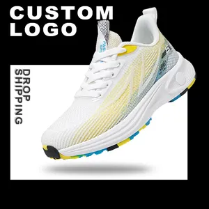 Venta al por mayor transpirable Zapatillas <span class=keywords><strong>Para</strong></span> Correr Chaussures De Course Road Male Walk Run Sneaker Factory Sport Running Shoes <span class=keywords><strong>para</strong></span> hombres - Product Image 1