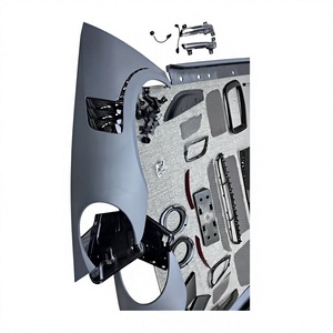 Pour Porsche Cayenne 2011-17, mise à niveau du modèle ancien : 24 pare-chocs avant et arrière, capot, ailes, échappement, aileron arrière, kits carrosserie pour voitures - Product Image 6
