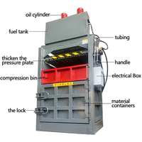 Presse à balles verticale semi-automatique pour déchets, carton et plastique, compacteur hydraulique 60T
