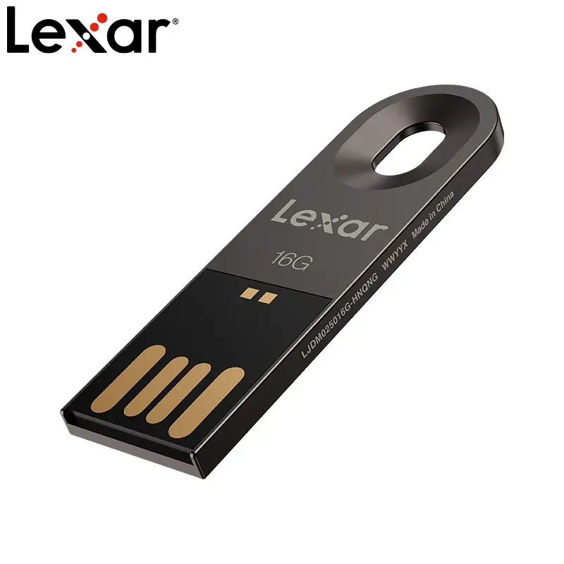 Lápiz de memoria portátil y delgado Lexar M25 USB 2,0, sistema de ordenador cifrado a prueba de agua, unidad Flash USB