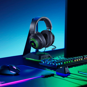 Casque Razer Kraken Ultimate USB Surround Sound, casque <span class=keywords><strong>pas</strong></span> <span class=keywords><strong>cher</strong></span> à réduction de bruit active, casque RGB ANC avec microphone filaire pour jeux - Product Image 6