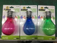Lampes de jardin à LED à énergie solaire Ampoules d'éclairage extérieur suspendues économes en énergie