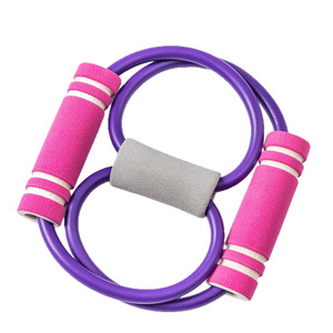 Figure Eight Resistance <b>Band</b> 20 Pounds TPE Material For Fitness Body Shaping Yoga Stretching <b>Exercises</b> Adults - Product Image 2