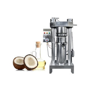 Presse à huile hydraulique automatique à froid pour l'extraction d'huile de noix de coco, en acier inoxydable, haute productivité - Product Image 1