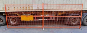 Canada 6x9.5ft xây dựng tạm thời kim loại an ninh hàng rào di động tạm thời hàng rào & lưới mắt cáo/cổng - Product Image 6