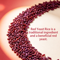 Gouttes de levure de riz rouge OEM/ODM très vendues avec CoQ10, sans sucre, favorisent la santé cardiaque, antioxydant, santé métabolique et cellulaire