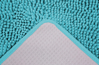 FIGOO-Non-slip Chenille Bathmat Super Absorbent Bathroom Rug Machine Washable Soft Shaggy Shower Mats for Home Hotel