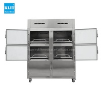 Congelador para Ataúdes de Acero Inoxidable 304 con Seis Cajones, Refrigerador para Cadáveres de Funerarias y Morgues