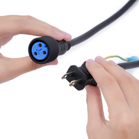 Câble d'alimentation CA KESHI RB200 avec prise japonaise, 1 m, taille personnalisée, isolation PVC, indice IP65, pour adaptateur PC et rallonges