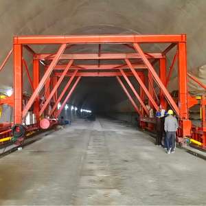 Véhicule de recherche de panneaux de coffrage en acier industriel automatique pour le gabarit de fossé de tunnel de train à grande vitesse - Product Image 5