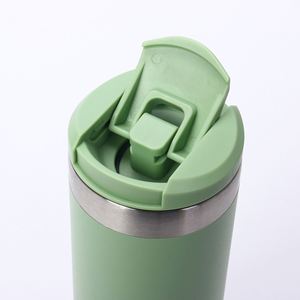 Vasos de Acero Inoxidable 304 Personalizados al por Mayor, Botellas de Agua Portátiles para Auto de 12oz y 16oz con Tapas para Uso en Movimiento - Product Image 4