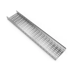 2000mm-3000mm Length Galvanized Steel Cable Tray For Data Entry Server AL Cable Tray With Cover