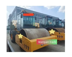 Used 26 tons road roller Single drum 20 tons 22 tons vibratory roller China Shanghai Low price for sale