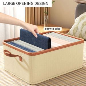 Organisateur de vêtements pliable pour la maison, boîte de rangement et bac de rangement pour tiroirs de placard, pour vêtements, jeans et rangement de placard - Product Image 5