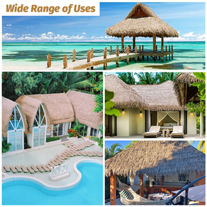 سعر المصنع Pe Materia الاصطناعي بالابا مظلة القش الاصطناعية تسقيف القش الاصطناعية - Product Image 6