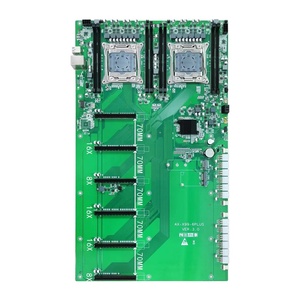 Carte mère X99 double processeur neuve, LGA 2011 V3 E-ATX Aleo Testnet 3 avec 6 emplacements pour GPU, espace de 60 mm, 4*DDR4, carte mère X99 double - Product Image 4