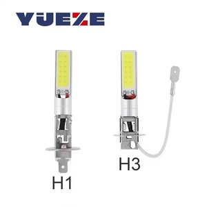 หลอดไฟ LED H1 H3 สำหรับรถยนต์ ไฟตัดหมอก Canbus สว่างพิเศษ หลอดไฟหน้า COB 12V 6000K ไฟวิ่งกลางวัน สำหรับรถยนต์และมอเตอร์ไซค์ - Product Image 1