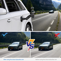 Support de fixation à ventouse pour voiture, stabilisateur de caméra à cardan Z-Axis, bras antichoc de haute qualité et durable pour Osmo Pocket 3 Action