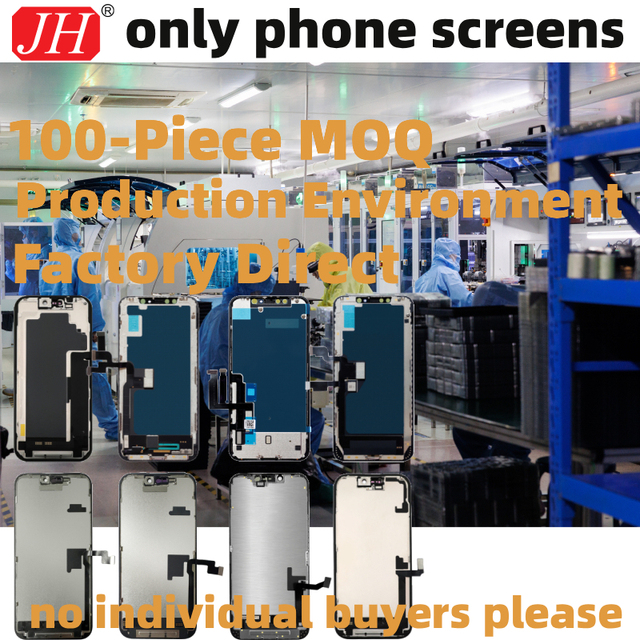 Ultra-sensitive Touch Mobile Phone Lcd Replacement Screen Soft OLED Hard OLED Incell for iPhone X 11 12 13 14 15 16 17 Factory