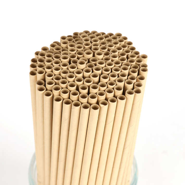 Manufacturer Disposable Biodegradable Paper Straw Eco Friendly Bubble Drinking Straw