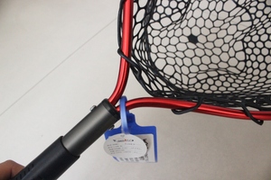 Vendita calda su misura in Nylon gomma metallo maniglia gomma rete di atterraggio 30cm di profondità con rete in alluminio per la pesca mano e Cast Net - Product Image 6
