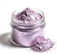 Poudre de pigment holographique certifiée GUANZUN Lilac Purple pour revêtement métallique en aluminium, échantillon de 1g, encre d'impression pour arts graphiques en vrac