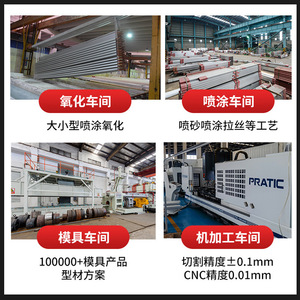 ตัวเชื่อมต่อโปรไฟล์อะลูมิเนียม Hongster Metal ชิ้นส่วนกลึง CNC ตามสั่ง สำหรับงานอุตสาหกรรม - Product Image 5