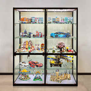 <span class=keywords><strong>Vitrine</strong></span> de présentation <span class=keywords><strong>en</strong></span> aluminium moderne, profilé, verrouillable, <span class=keywords><strong>vitrine</strong></span> de vente au <span class=keywords><strong>d</strong></span>étail, <span class=keywords><strong>vitrine</strong></span> de présentation bon marché à vendre - Product Image 4