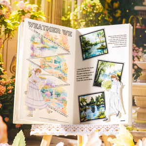 2M/rulo evcil hayvan bandı bahar parkı serisi doğal peyzaj el kitabı DIY destek - Product Image 4