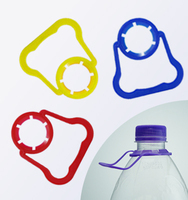 Poignée ergonomique en plastique EM Factory pour petites bouteilles et bouteilles d'eau de 5 gallons, facile à transporter