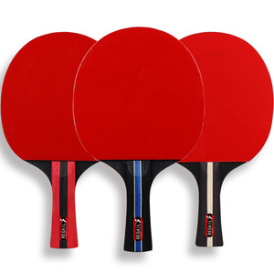 Excellent ensemble de raquettes de tennis de table noires 7 plis avec caoutchouc à picots et <span class=keywords><strong>housse</strong></span> de protection, incluant 3 balles, pour l'entraînement, fabriqué en usine - Product Image 2