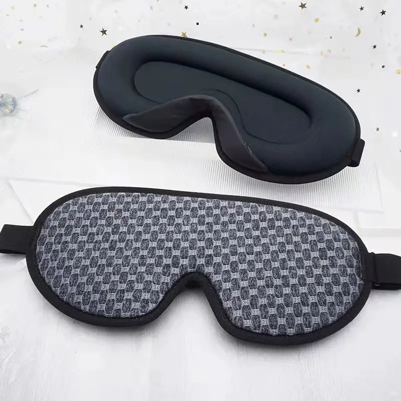 Máscara de dormir com copo contornado 3D e máscara para dormir com conforto e suavidade para os olhos, máscara noturna para bloquear a luz