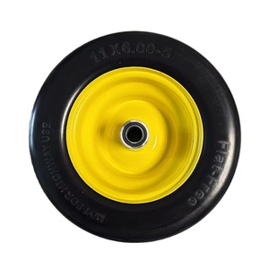 Neumáticos y Ruedas Antipinchazos para Cortacésped 11x6.00-5, Neumáticos Delanteros para Cortacésped de Giro Cero 11x6-5, Ruedas Lisas para Césped de Uso Comercial - Product Image 2