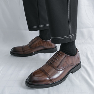 Chaussures habillées professionnelles polyvalentes en cuir verni pour hommes, collection Printemps & Automne 2026 – Idéales pour le travail et les mariages - Product Image 4