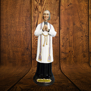 Icona Religiosa 'Sacerdote Parrocchiale' Statua in Resina Dipinta a Mano Dimensioni 4.8-12 Pollici Decorazione Natalizia e di Capodanno per la Casa - Product Image 2